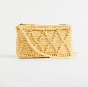H&M Textured Weave Shoulder Bag NEW